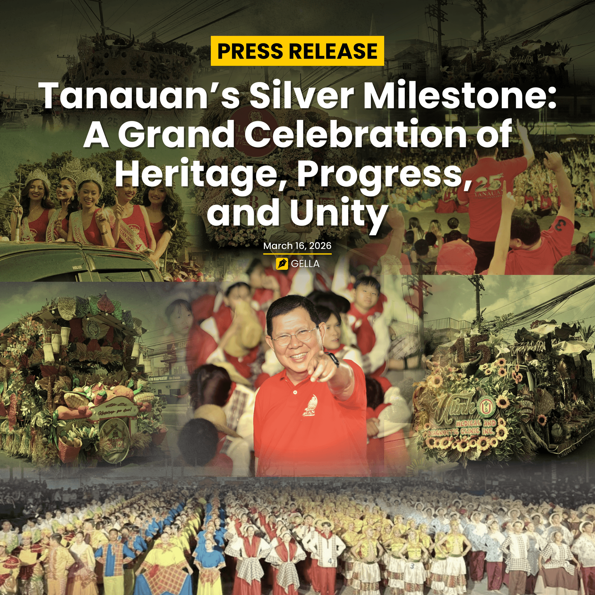 Tanauan’s Silver Milestone: A Grand Celebration of Heritage, Progress, and Unity