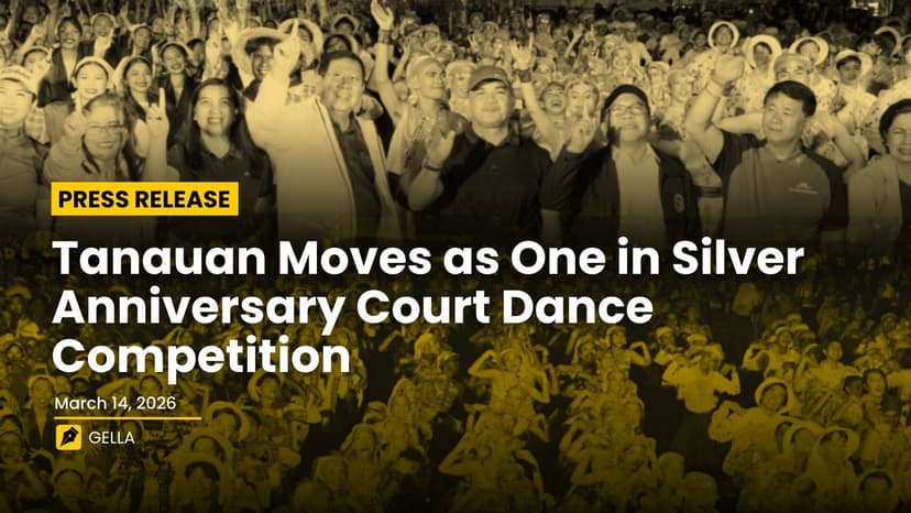 Tanauan Moves as One in Silver Anniversary Court Dance Competition