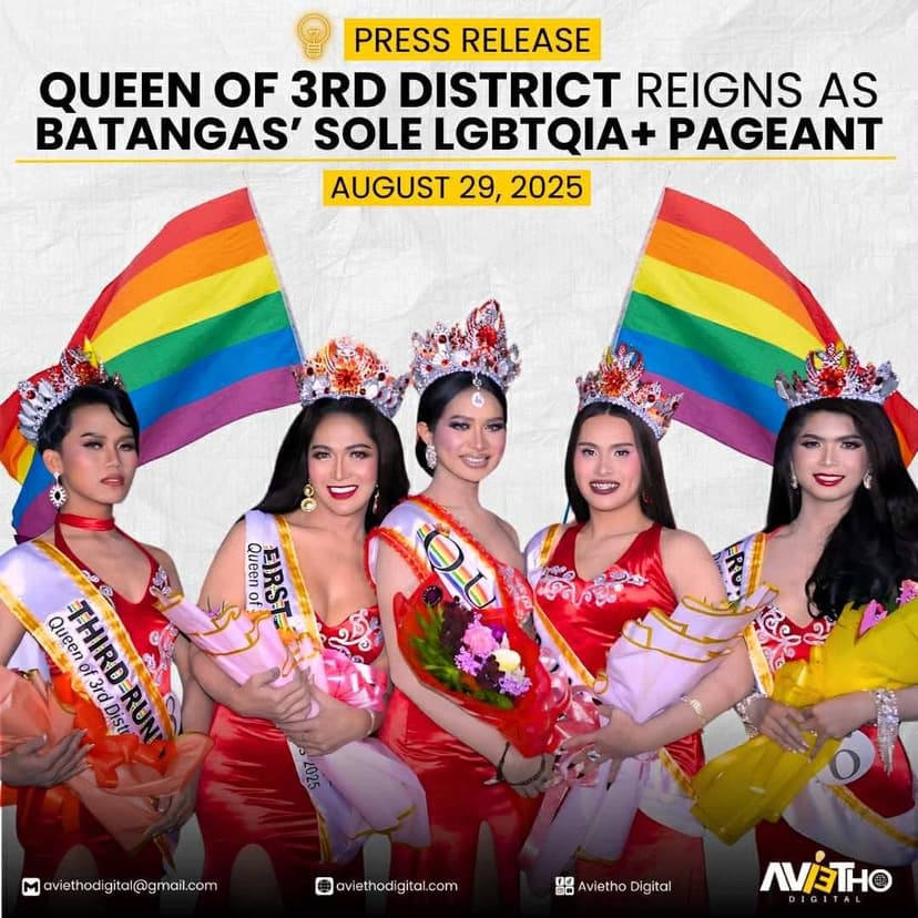 Tanauan City Hosts Prestigious Pageant for LGBTQIA+ Batangas Community